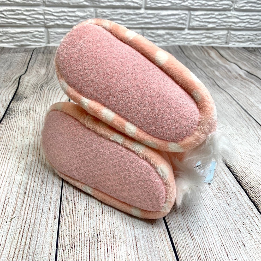 5/$25 Cat & Jack Fuzzy Sleepy Reindeer Slipper Boots - Picture 6 of 6